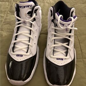 Nike Jordan White and Black Sneakers